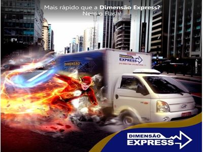 Operação de transporte e distribuição da Dimensão Express